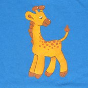 T-shirt giraffa per bimbo/a