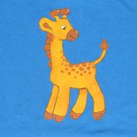 T-shirt Mini Boden ragazzo NUOVA giraffa Superstitch in blu zaffiro