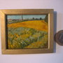 Miniatura in scala 1:12 dipinta a mano ad olio su tela