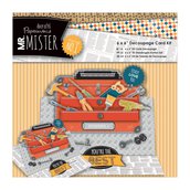 Decoupage Card Kit - Mr Mister