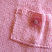 Vestito rosa realizzato a mano in filo di cotone 100% per bimba con taschina 