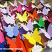 Scatoline "Farfalle" portaconfetti colorate e con rilievi lotto 10 pz.