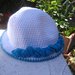 cappellino bimba cotone