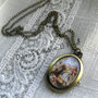 Collana orologio - Alice nel paese delle meraviglie - Kawaii - Vintage