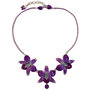 Collana con tre orchidee 01