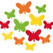 Mix 10 farfalle in feltro