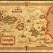 Mappa Vintage Fantasy Harry Potter Hogwarts, Game of Thrones, Narnia, Signore degli Anelli