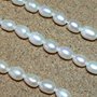 Perle d’acqua dolce colorate (bianche) - 10 pezzi