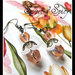 FLOWERS COLLECTION-ROSE CRYSTAL EARRINGS-ORECCHINI VINTAGE CON CRISTALLI