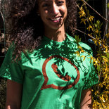 T-shirt 100% Organic WATS - Verde unisex (Taglia M)