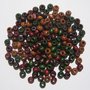 150pz Perline in legno colori della Terra
