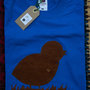 T-shirt 100% Organic PULCINO - Blu unisex (Taglia S) 