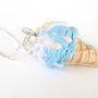 Collana cono gelato in fimo