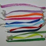 bracciale semplice uncinetto ,diversi colori, estivo, fatto a mano,