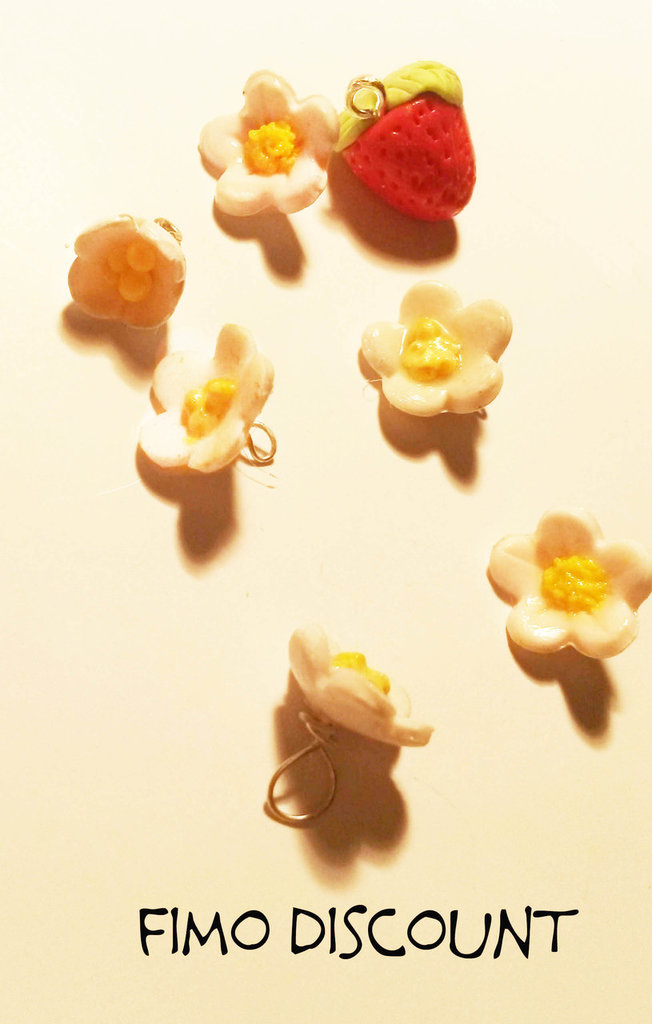 100 Ciondoli Smaltati A Fiore Airssory - Per Gioielli Fai Da Te, 23x10mm, Stili Misti - Foto 11