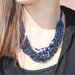 Collana Giudecca nero-blu