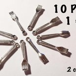 10 Ciondoli forchetta