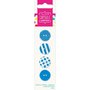 Set 4 bottoni - Spots & Stripes Brights Blue