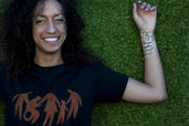 T-shirt 100% Organic New family - Nera unisex (Taglia M) 