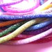 Collane "Colorful crystals" rete tubolare con cristalli 13 colori