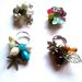 Anello regolabile "Summer" turchese, agata, perle, cristalli, corallo, stella di mare