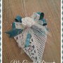 Cuore in metallo shabby chic