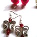 Set orecchini "Garden earrings" con margherite e rose in resina, foglie e farfalle in metallo