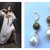 Orecchini "Antique pearls" con perle barocche e elemento dorato