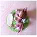 Cake topper fatina follettina 1 anno compleanno portafoto