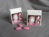 scatolina portaconfetti con foto femminuccia