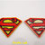 Toppa Termoadesiva Superman Supereroe DC Comics Gialla e Rossa