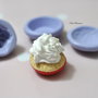 STAMPO FIMO cupcake 2,5cm ST163 in silicone flessibile 3d macaron miniature dollhouse charm kawaii fimo gioielli sapone resina gesso