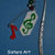 Segnalibro "Italia in musica" con ciondoli realizzati con perline Miyuki delica