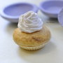 STAMPO FIMO cupcake 4 cm ST171 in silicone flessibile 3d macaron miniature dollhouse charm kawaii fimo gioielli sapone resina gesso