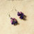 Orecchini Rose a Grappolo, Earrings Rose Bunch