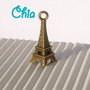 5 charms tour eiffel bronzo 21x8mm 