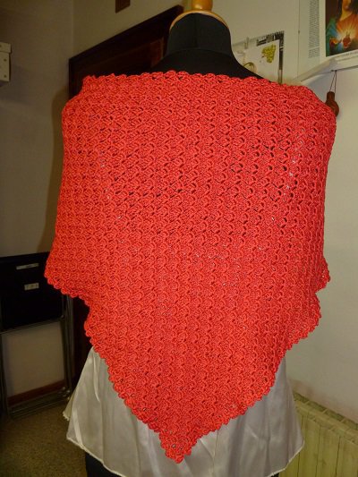 scialletto colore rosso red scialletto colore rosso red