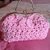borsa rosa confetto 