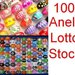 100 Anelli Colorati Plastica resina acrilici Bigiotteria lotto e stock rivendita donna bambina economici