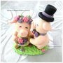 Per Stareck-   Bomboniera cake topper matrimonio