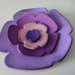 creative set per realizzare la collana fiorita nei toni del viola e rosa