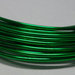 6 metri Filo Alluminio colore VERDE 1.5 mm.