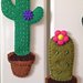 magneti per frigorifero a forma di cactus