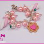 Bracciale in fimo marshmallow dolcetti fimo cernit kawaii multicharm perle idea regalo