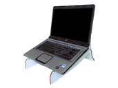 Gusu, doppio supporto per laptop fino a 17,3": raffreddamento e display stand airdesk