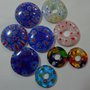 9 Pendenti e Charms Millefiori in Vetro