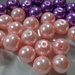 42 Perle color Viola e Rosa Cipria