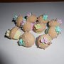Charms cupcake con roselline