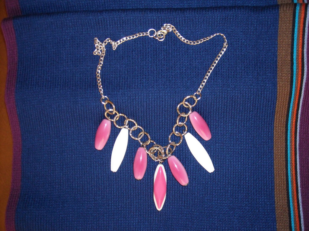 Collana Girocollo Acchiappasogni Bohémien Con Piuma E Foglie - Dorata, Catena 43+5cm, Regalo Per Donna