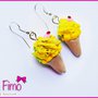 Orecchini "Gelato Menta Limone" Fimo cernit kawaii idea regalo estate summer edition